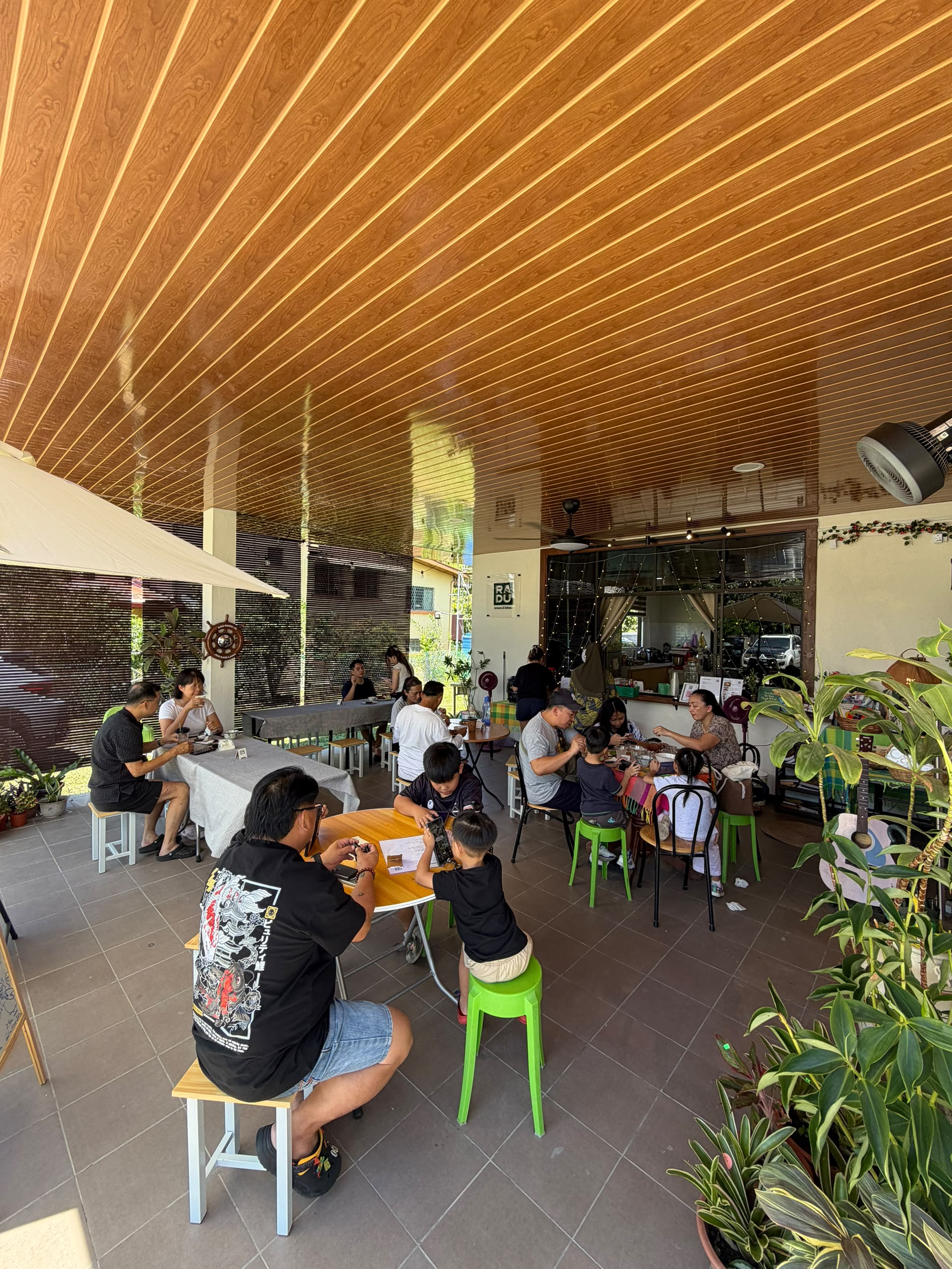 RADU Brews & Bites, a riverside cafe in Penampang